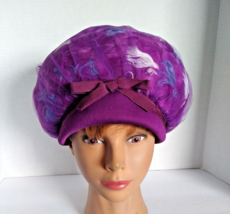 Vintage Kutz Union Made USA Feather Hat - £25.73 GBP