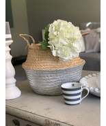 Seagrass Silver dipped basket - $937.52 MXN