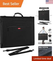 Light Weight Art Portfolio Bag, 18x24 Black Art Canvas Portfolio Case wi... - $47.50