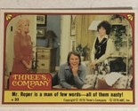 Three’s Company trading card Sticker Vintage 1978 #35 John Ritter Suzann... - $2.10