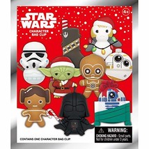 Star Wars Christmas - 3D Foam Bag Clip in Blind Bag - $182.74 MXN