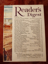 Readers Digest March 1951 A. J. Cronin I A R Wylie Bernard Baruch Max Eastman - £16.84 GBP