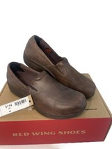 Red Wing Women’s Slip-On Loafer Work Shoes Size 10W #5114 Brown READ - £39.11 GBP