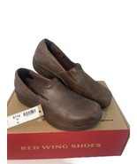 Red Wing Women’s Slip-On Loafer Work Shoes Size 10W #5114 Brown READ - £39.27 GBP