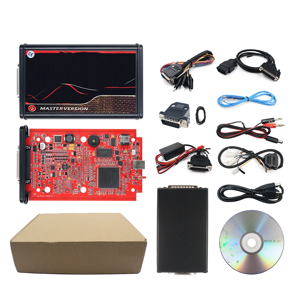 EU Version For Kess V2 Unlimited 2.53 Red V5.017 OBD2 ECU Chip Tuning To... - $183.87