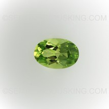 Natural Peridot Oval Faceted Cut 6X4mm Parrot Green Color VVS Clarity Loose Gems - £1.43 GBP