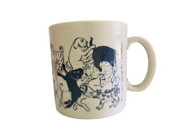 Taylor &amp; Ng 1979 Naughty Dogs Vintage Coffee Mug Doggie Orgy 12 oz. Mug - £24.70 GBP