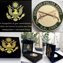 MILITARY POLICE Officer CHALLANGE COIN  ARMY - £15.49 GBP