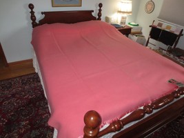 NWT Vintage PEPPERELL Reversible WARMNIGHT Wool Blend BLANKET - 71&quot; x 83&quot; - $69.00