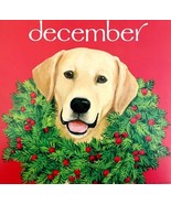 Labrador Christmas Wreath December Dog Days Poster Calendar 14 x 11&quot; DWD... - $41.01 CAD