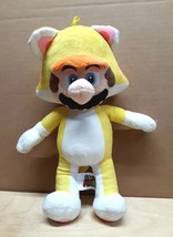 Super Mario Bros Neko Cat Mario 7&quot; Plush Doll Stuffed Toy 2020 NINTENDO - £8.63 GBP