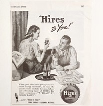 1947 Hires Root Beer Soda Pop Advertisement Vintage Hires To You Beverag... - €13,05 EUR
