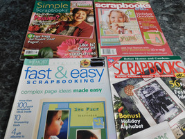 Scrapbooks Magazines lot of 5 Mixed Lot - $4.99