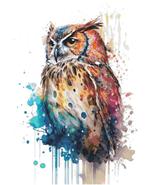 Colorful Owl/ Cross Stitch patterns PDF/ Animals 149 - $5.00