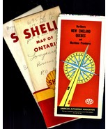 Canada Maps Lot of 3 - 1 Northern New England Quebec, 1 Ontario, 1 Quebec  - $10.97 CAD