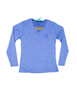 Mens Beverly Hills Polo Club V Neck Pullover TShirt Blue Heathered Big L... - £18.33 GBP