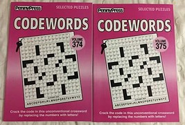 Lot of (2) Penny Press Selected Puzzles Codewords Volumes *374 &amp; 375* [S... - £12.35 GBP