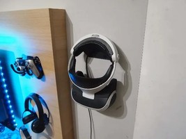 Sony PlayStation 4 PSVR Simple Wall Mounted Holder Headset Mod Display O... - $9.95