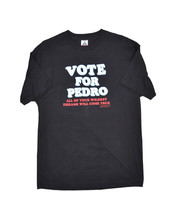 Napoleon Dynamite 2005 Vote for Pedro T Shirt Mens L All Your Wildest Dr... - £19.07 GBP