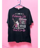 Women&#39;s Betty Boop February Birthday T-Shirt Black Size XL - $24.60 CAD
