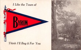 Byron Minnesota I Like The Town Think I&#39;ll Buy It For You Postcard c1913 - £6.80 GBP