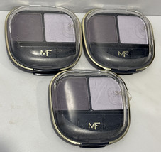 3 Max Factor High Definition Eyeshadow Duo Plume &amp; Lilac 0.12 oz - $30.94