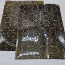 (2) Star Trek Battleship Combat Roleplaying Game Laminated Hexagon 1" Gr... - $10.39