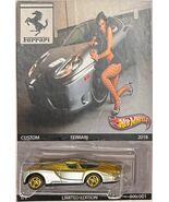 Silver/Gold ENZO Ferrari CUSTOM Hot Wheels  w/Real Riders - $97.77