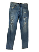 Hollister Mens Jeans 32&quot;x32&quot; Extreme Skinny Stretch Jeans Distressed Lig... - $292.02 MXN