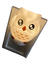 LED Owl Night Light for Kids  3D Owl Night Light  Plug in Wall NEW - £9.73 GBP