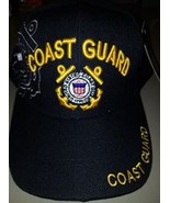 US Coast Guard logo on a new black ball cap - $20.00