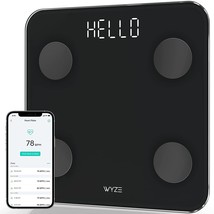 Wyze Smart Scale S For Body Weight, Digital Bathroom Scale For Body Fat,, Black. - £32.72 GBP