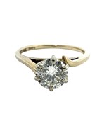 Women&#39;s Solitaire ring 14kt Yellow Gold 455308 - $899.00