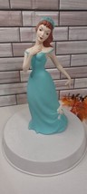 Vintage Atlantic Mold Girl Princess Dress Blue  1967  Crown Bittoff - £23.36 GBP