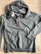 Jachs New York Sweat hoodie Gray  Front collar buttons Est  2008   Men s... - $41.58