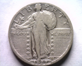 1927-S Standing Liberty Quarter Fine+ F+ Nice Original Coin Bobs Coins Fast Ship - £114.10 GBP