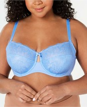 INC International Concepts Womens Plus Size Unlined Blue Lace Lift Bra 38DD - £18.34 GBP