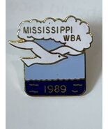 Mississippi WBA 1989 Lapel Pin  Women&#39;s Bowling Association Dove Bird - $344.39 MXN