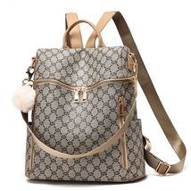 Women Luxury Brand Design Double Shoulder Casual Backpack Ladies Backpack - £47.18 GBP