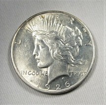 1926-D Silver Peace Dollar UNC Details AL658 - £100.46 GBP