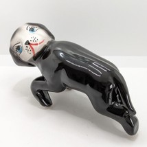 Kitsch Ceramic Dog Figurine, Vintage, Hand Painted - £17.73 GBP