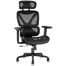 Ergonomic Office Chair With Lumbar Support, Big And Tall Mesh Chairs Wit... - £364.20 GBP