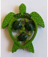 Rep. Dom 3 Turtles Souvenir Magnet - $14.85 CAD