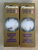 BRAND NEW! Pinnacle Gold Golf Balls Women 2 Sleeves 6 Balls Susan G. Komen - £10.78 GBP