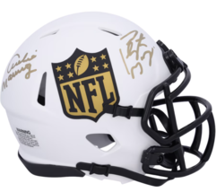 Peyton Manning &amp; Archie Manning Signed NFL Shield Mini Speed Helmet Fana... - $595.00