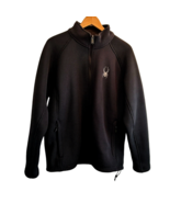 Spyder Constant Full-Zip Mock Neck Sweater Jacket  Fleece Lining Black L... - $1,746.84 MXN