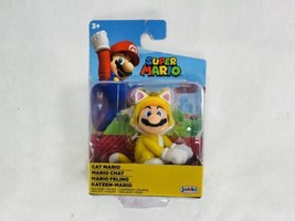 New! Cat Mario Jakks Pacific 91424 World of Nintendo 2.5&quot; Super Mario Figure - £12.74 GBP