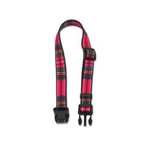 Ancol Nylon Adjustable Collar, 20-30 cm, Tartan Red  - $10.00