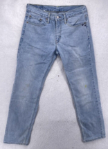 Levi&#39;s 511 Jeans Men&#39;s Size 31x30 Slim Fit Light Wash Fade Denim Blue Po... - $17.81