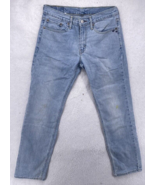 Levi&#39;s 511 Jeans Men&#39;s Size 31x30 Slim Fit Light Wash Fade Denim Blue Po... - £14.01 GBP